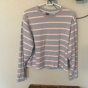 Striped long sleeve tee